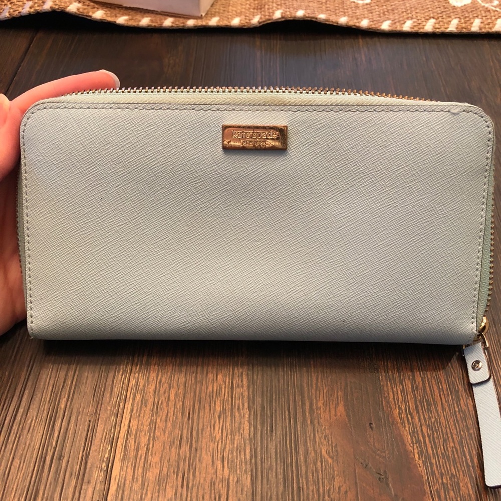 Kate Spade baby blue wallet